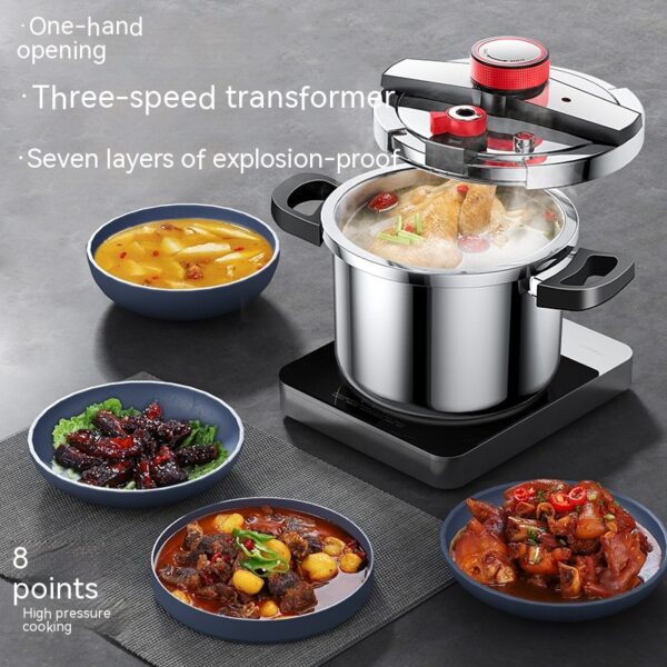 Stainless Steel Pressure Cooker 6L Household Thickened -proof Stainless Steel Pressure Cooker 6L Household Thickened -proof