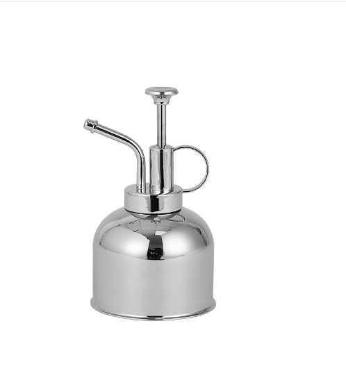 Stainless Steel Watering Can Metal Household Spray Hand Pressure Air