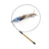 Steel Wire Feather Funny Cat Stick Long Rod Steel Wire Feather Funny Cat Stick Long Rod
