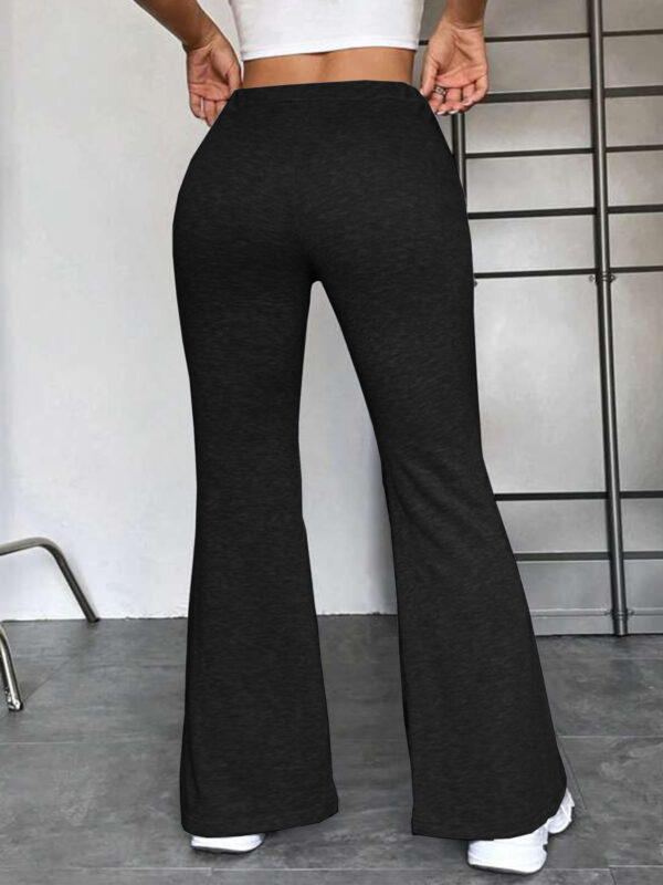 Stitching Yoga Exercise Pants Outdoor Casual Flared Pants