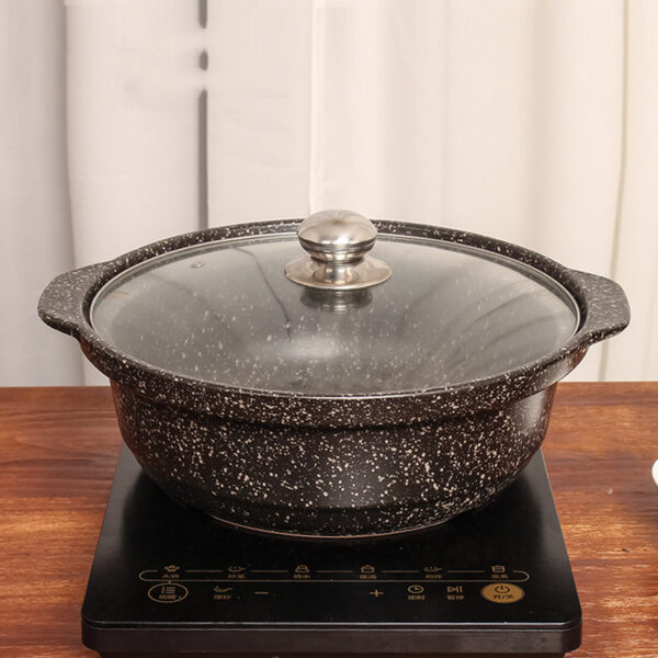 Stone Casserole Heat-resistant Health-care Ceramic Soup Pot Stone Casserole Heat-resistant Health-care Ceramic Soup Pot