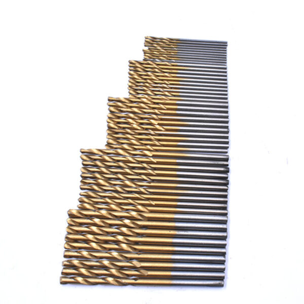 Straight Shank Twist Drill Bit Titanium Plated Hole
