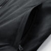 Suede Stand Collar Men's Jacket Double Zipper Pocket Clothing