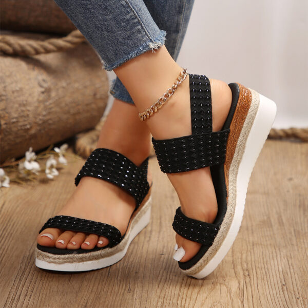 Summer Fashion Wedge Sandals for Women Peep-toe Shoes Summer Fashion Wedge Sandals for Women Peep-toe Shoes