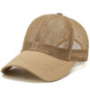 Summer Sunhat Breathable Men's and Women's Mesh Hats Outdoor Solid Summer Sunhat Breathable Men's and Women's Mesh Hats Outdoor Solid