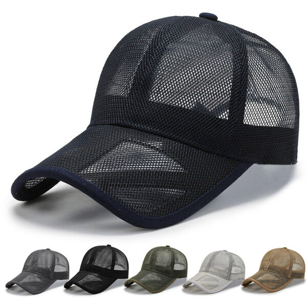 Sun Hat Men's Hat Spring and Summer Breathable Mesh Sun Hat Men's Hat Spring and Summer Breathable Mesh