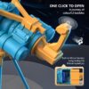 Super Big Double-tube Bubble Gun Machine Outdoor Blowing Soap Maker Toy Super Big Double-tube Bubble Gun Machine Outdoor Blowing Soap Maker Toy