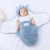 Super Soft Baby Sleeping Bag Fluffy Fleece Newborn Blanket Swaddle