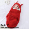 Super Soft Baby Sleeping Bag Fluffy Fleece Newborn Blanket Swaddle