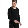 Thermal Underwear Suit Men's Round Neck Polyester Thin Autumn Clothes
