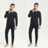 Thermal Underwear Suit Men's Round Neck Polyester Thin Autumn Clothes