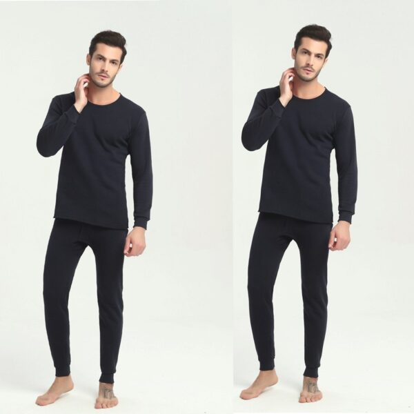 Thermal Underwear Suit Men's Round Neck Polyester Thin Autumn Clothes