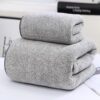 Thick Bamboo Charcoal Fiber Coral Fleece Towels Suit Thick Bamboo Charcoal Fiber Coral Fleece Towels Suit