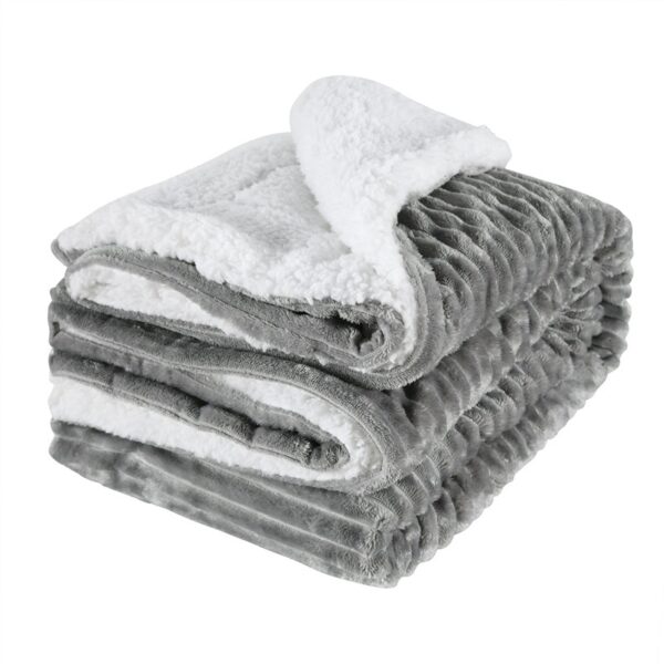 Thickened Flannel Lamb Wool Composite Double Blanket Leisure Gift Thickened Flannel Lamb Wool Composite Double Blanket Leisure Gift