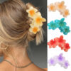Three Flowers Plumeria Rubra Large Hair Clip Female Three Flowers Plumeria Rubra Large Hair Clip Female