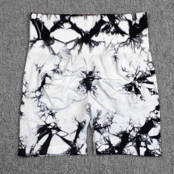 Tie-dye Printed Yoga Pants Summer Quick-drying Fitness Shorts Sexy