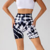 Tie-dye Printed Yoga Shorts Fashion Seamless High-waisted Hip-lifting Tie-dye Printed Yoga Shorts Fashion Seamless High-waisted Hip-lifting