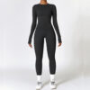 Tight-fitting Brushed Yoga Suit Quick-drying Fitness Clothes Long
