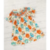 Toddler Baby Girl Pumpkin Smocked Dress Fall Thanksgiving Halloween