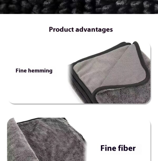 Towel Microfiber Car Beauty Not Easy to Shed Hair Thickened Absorbent Towel Microfiber Car Beauty Not Easy to Shed Hair Thickened Absorbent