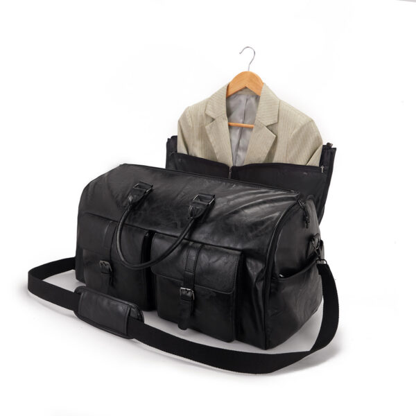 Travel Convenient Portable Garment Bag PU Leather Luggage