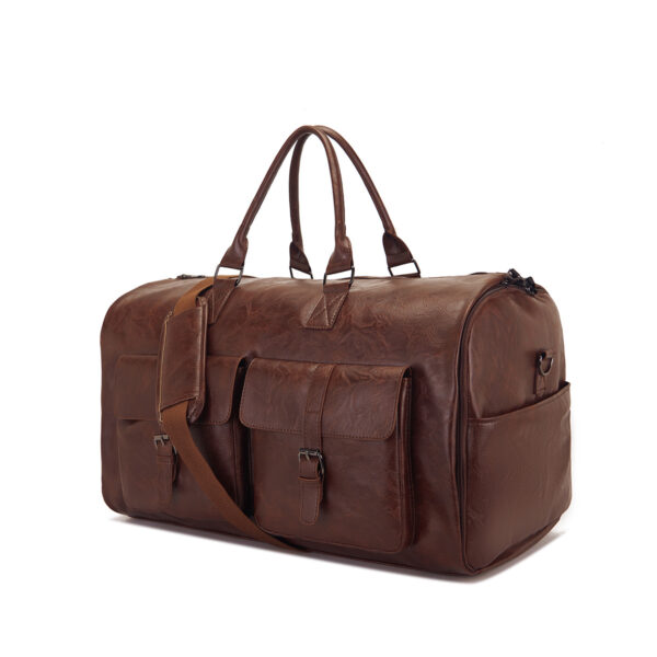 Travel Convenient Portable Garment Bag PU Leather Luggage