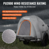 Truck Bed Tent 5.5'-6' Pickup with Rain Layer and Carry Bag Waterproof