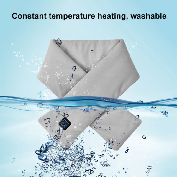 USB Women Men Heating Scarf Temperature 3 Gears Adjustable Charging