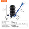 VEVOR Air Jack 3 Ton 6600 Lbs Triple Bag Airbag with Six Steel Pipes VEVOR Air Jack 3 Ton 6600 Lbs Triple Bag Airbag with Six Steel Pipes