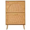 VEVOR Shoe Cabinet with 2 Flip Drawers Storage for Entryway Free VEVOR Shoe Cabinet with 2 Flip Drawers Storage for Entryway Free