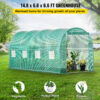 VEVOR Walk-in Tunnel Greenhouse 15 X 7 X 7 Ft Portable Plant Hot House VEVOR Walk-in Tunnel Greenhouse 15 X 7 X 7 Ft Portable Plant Hot House