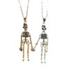 Vintage Skull Ghost Necklace Hand in Hand Vintage Skull Ghost Necklace Hand in Hand