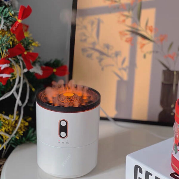 Volcanic Flame Aroma Essential Oil Diffuser USB Portable Jellyfish Air