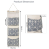 Wall Mounted Storage Bag Door Closet Hanging Organizer Waterproof 3 Wall Mounted Storage Bag Door Closet Hanging Organizer Waterproof 3