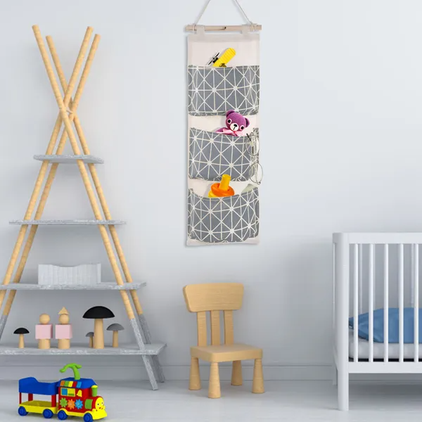 Wall Mounted Storage Bag Door Closet Hanging Organizer Waterproof 3 Wall Mounted Storage Bag Door Closet Hanging Organizer Waterproof 3