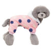 Warm Big Polka Dot Four-leg Cotton Coat Warm Big Polka Dot Four-leg Cotton Coat