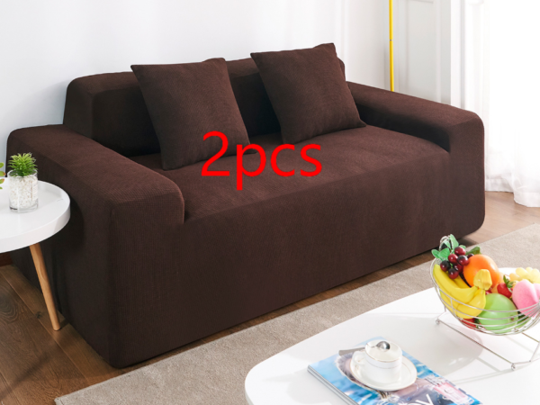 Waterproof Polar Fleece Solid Color Bomb Cover Sofa Slipcover Corner Waterproof Polar Fleece Solid Color Bomb Cover Sofa Slipcover Corner