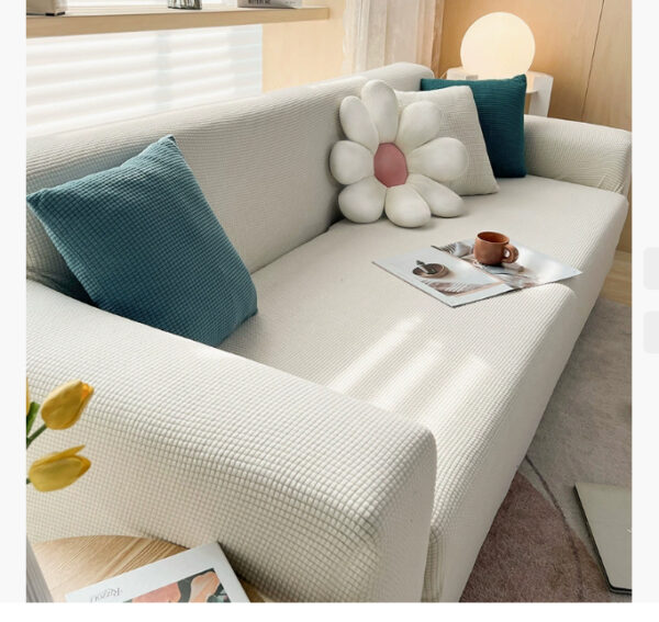 Waterproof Polar Fleece Solid Color Bomb Cover Sofa Slipcover Corner Waterproof Polar Fleece Solid Color Bomb Cover Sofa Slipcover Corner