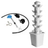 White Hydroponic Planting System