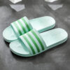 White Stripes Slippers for Women and Men Bathroom Home Shoes