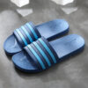 White Stripes Slippers for Women and Men Bathroom Home Shoes