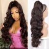 Wig Big Wave Drawstring Ponytail Matte High Temperature Silk Chemical Wig Big Wave Drawstring Ponytail Matte High Temperature Silk Chemical