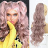 Wig Big Wave Drawstring Ponytail Matte High Temperature Silk Chemical Wig Big Wave Drawstring Ponytail Matte High Temperature Silk Chemical