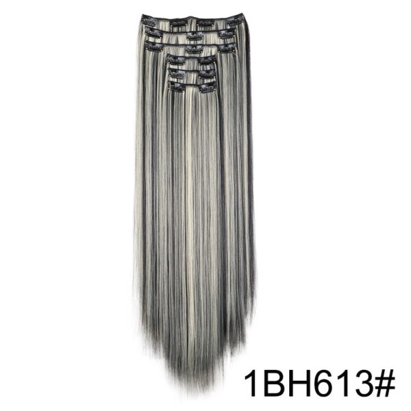 Wig Extensions 6-piece Set Long Straight Hair