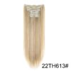 Wig Extensions 6-piece Set Long Straight Hair
