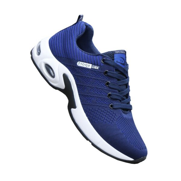Wild Sports Shoes Men's Flying Woven Running Air Cushion Breathable