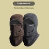 Winter Fleece Hooded Scarf Windproof Cold-proof Warm Face Mask Outdoor