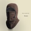 Winter Fleece Hooded Scarf Windproof Cold-proof Warm Face Mask Outdoor