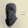 Winter Fleece Hooded Scarf Windproof Cold-proof Warm Face Mask Outdoor