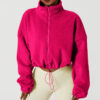 Winter Fleece-lined Thickened Sports Jacket Women's Olympic Grain Winter Fleece-lined Thickened Sports Jacket Women's Olympic Grain